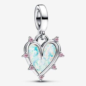 Pandora Friendship Opalescent Double Dangle Charm